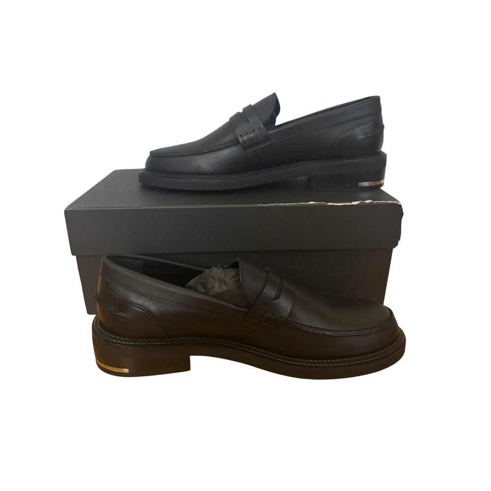The Kooples NWT Men's‎ Leather Moccasins Loafers Black Size FR 42/US 8 MSRP $450